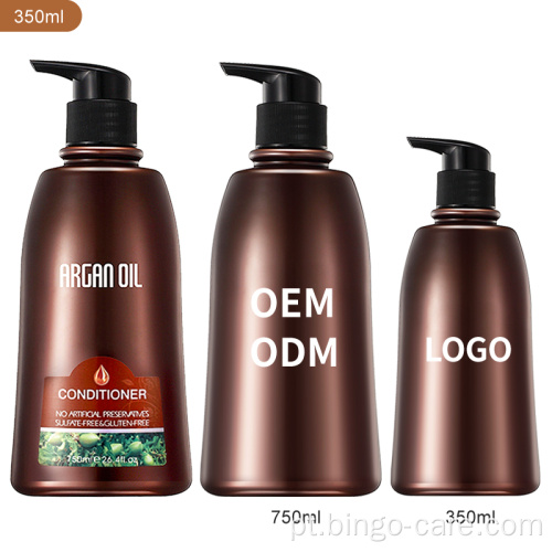 Shampoo de óleo de argão para prevenção de queda de cabelo nutrir umidade